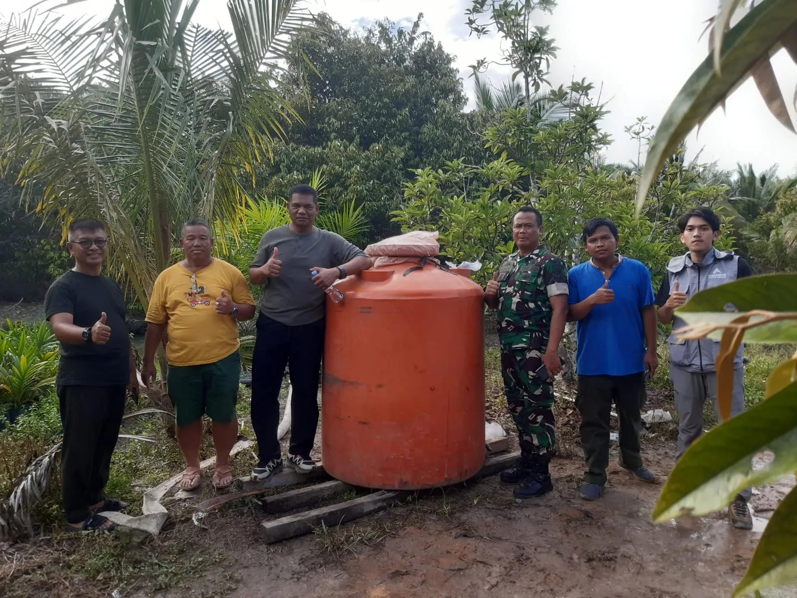 Aplikasi biologis di ruang terbuka di Bangka